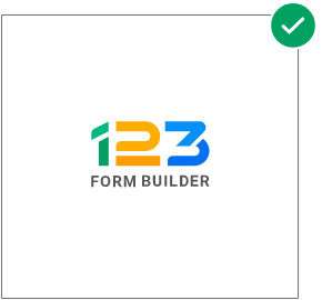 compact 123 form builder logo in square container