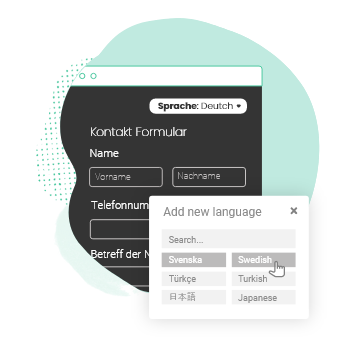 multilingual contact form generator
