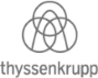 thyssenkrupp logo in grey