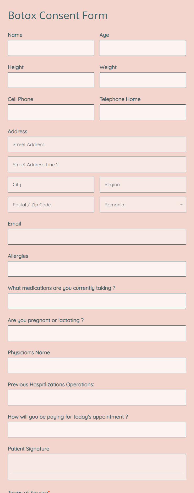 50 Personalised Track and Trace Hairdresser Beauty Pubs Client Forms 