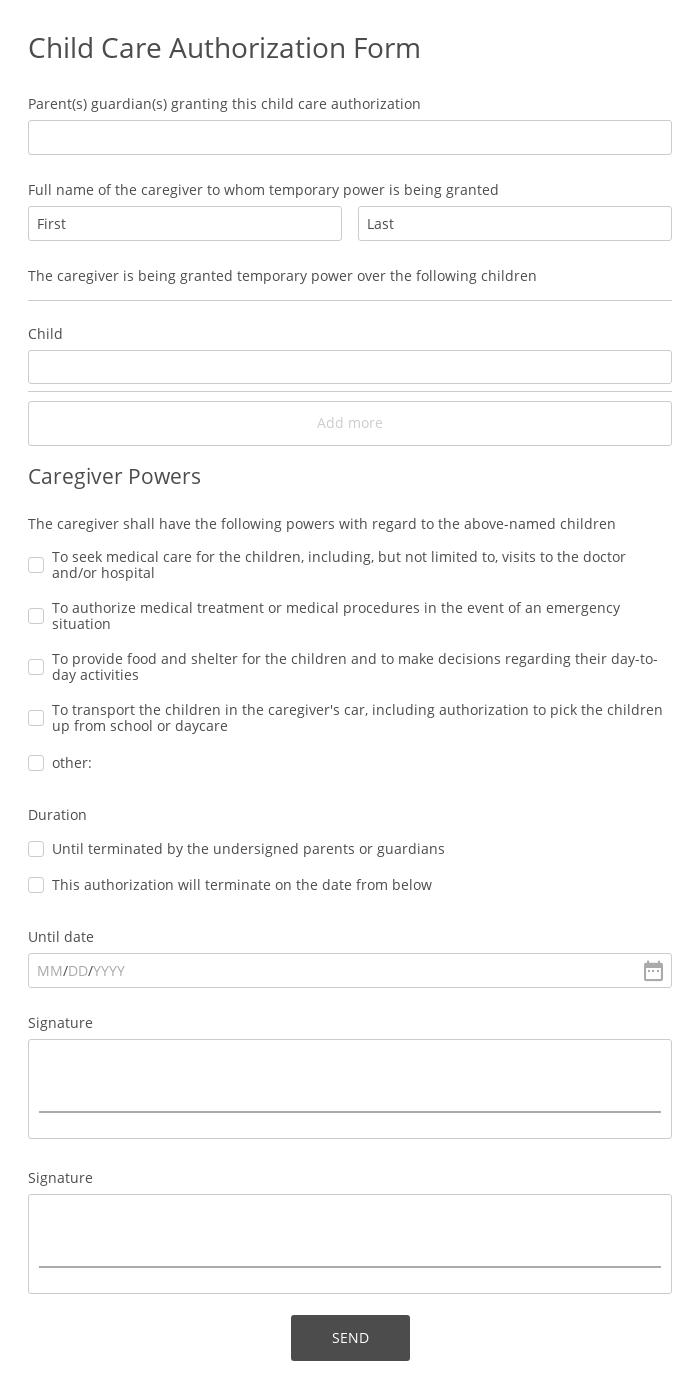 Consent Forms Online Free Templates 123 Form Builder