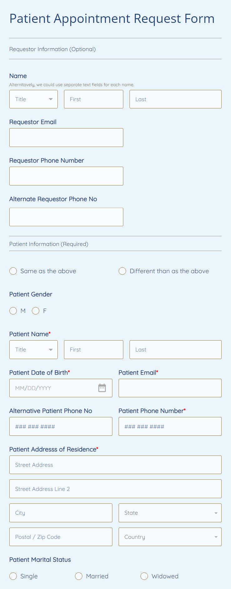 47+ Appointment Form Templates