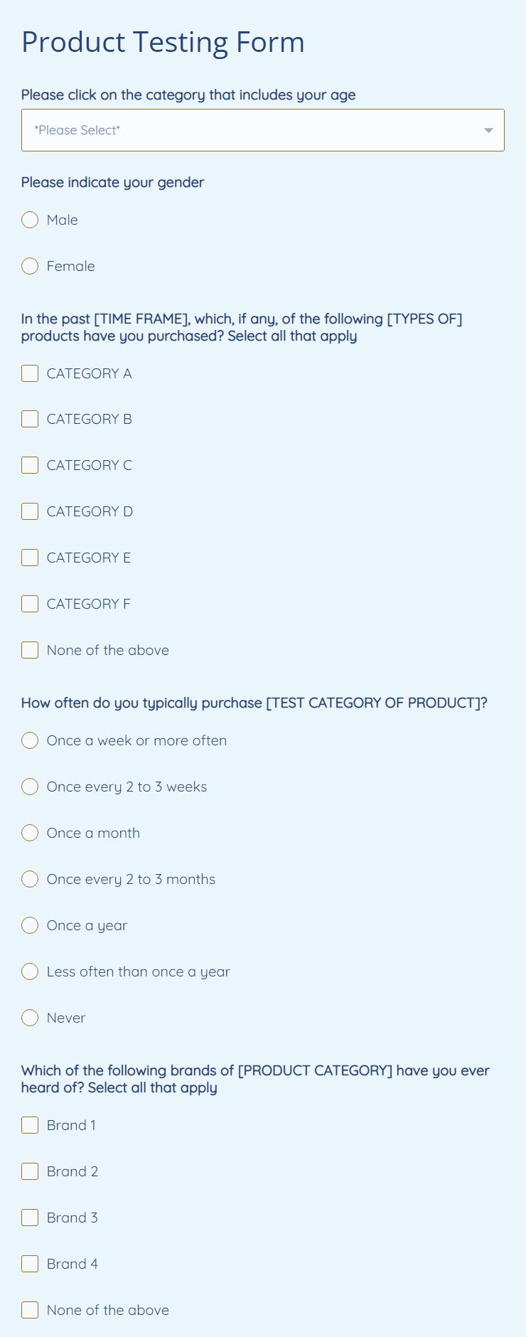 13 Product Testing Survey Questions for a New Product or Concept