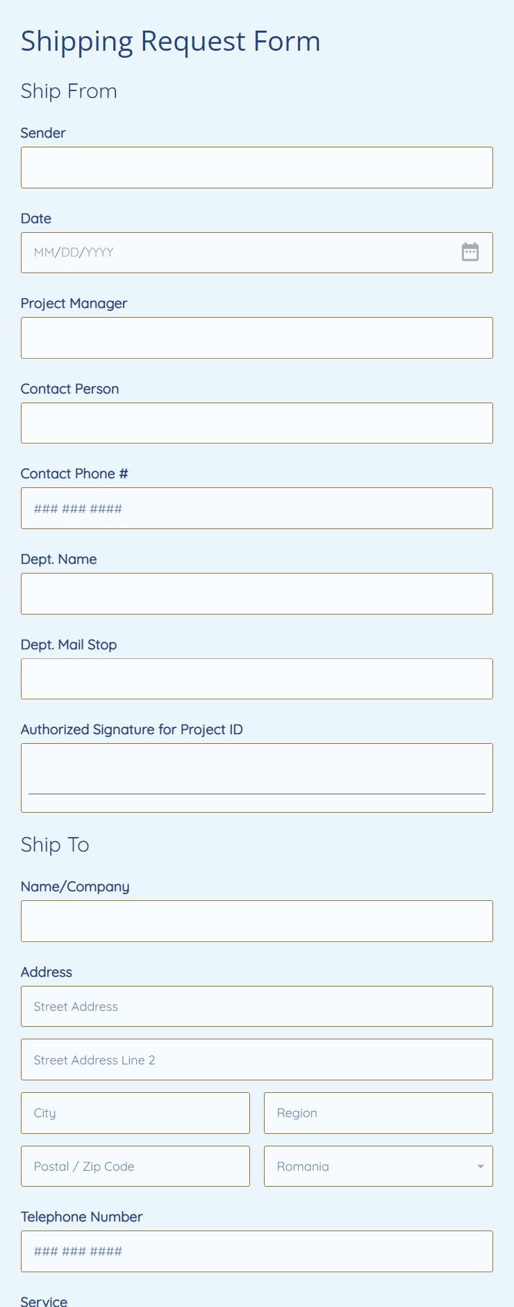 shipping-request-form-template-online-123-form-builder