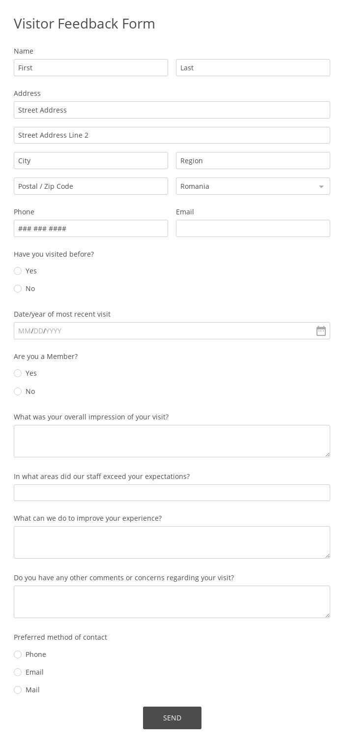 industry visit feedback form for engineering college