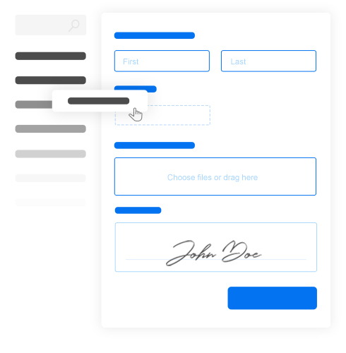 white label form builder with drag and drop