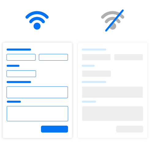 white label form builder with offline forms