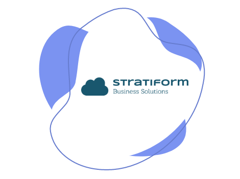 stratiform business solutions logo abstract