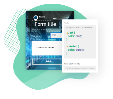 html form generator with css editor