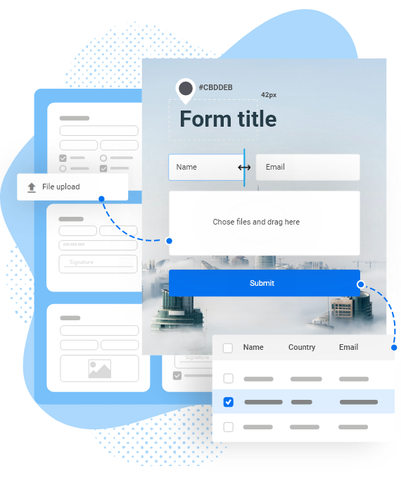 Image showing digital forms editor
