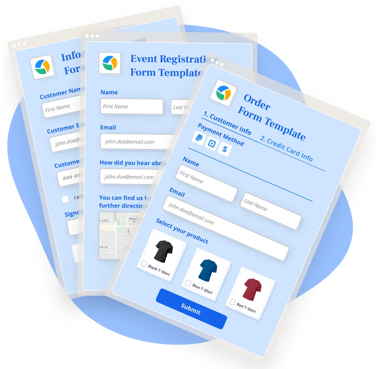 Image showing 123FormBuilder form templates with ActiveCampaign integration