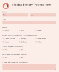Free Tracking Forms - Online Templates | 123FormBuilder