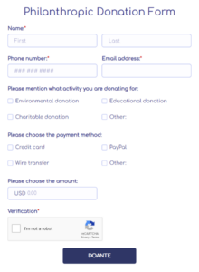 35+ Free Donation Forms & Examples - 123FormBuilder