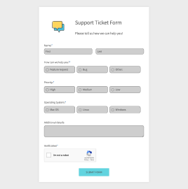 Support Ticket Form