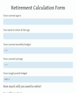 Online Calculation Form Templates | 123FormBuilder