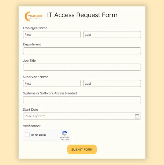 IT Access Request Form
