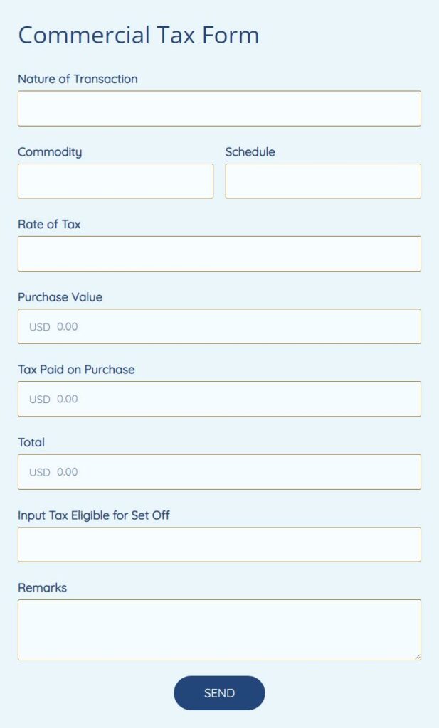commercial tax form