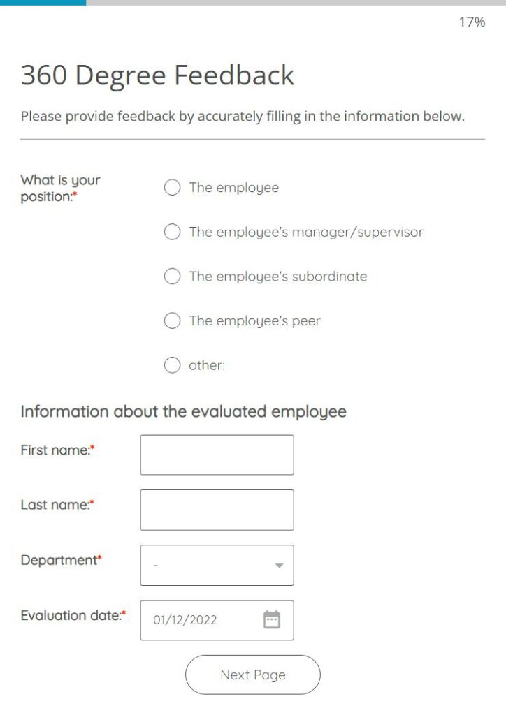 360 degree feedback form 