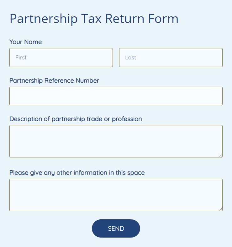 Partnership Tax Return Form