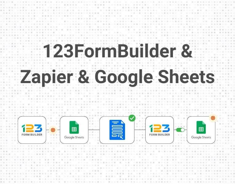 123formbuilder google sheets zapier integration
