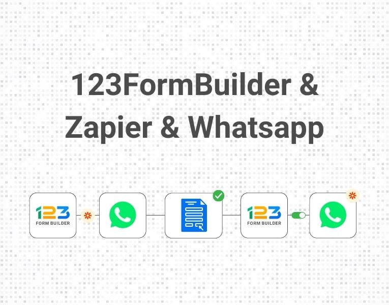 123formbuilder whatsapp zapier integration
