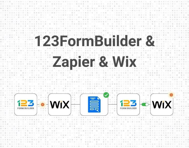 123formbuilder wix zapier integration