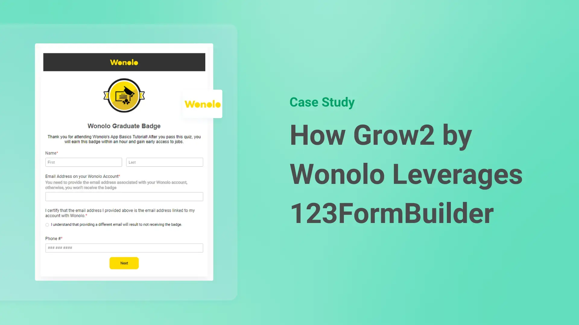 How Grow2 by Wonolo Leverages 123FormBuilder to Enable Workers to ...