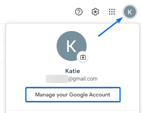 Manage Google Account