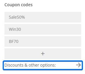 Discount options
