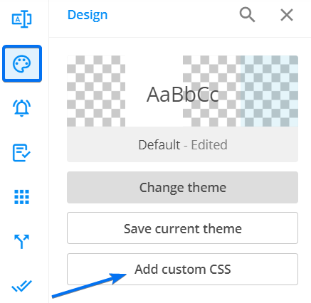 Add custom CSS