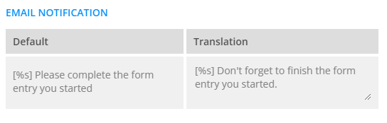 Translations tags