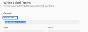 White Label General Customization | 123FormBuilder Docs