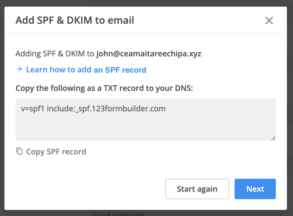 Add SPF & DKIM, add SPF details to a TXT record in your DNS