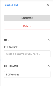Setting up the PDF embed field into web forms | 123FormBuilder