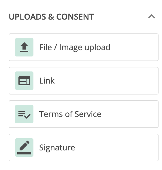 Uploads & consent