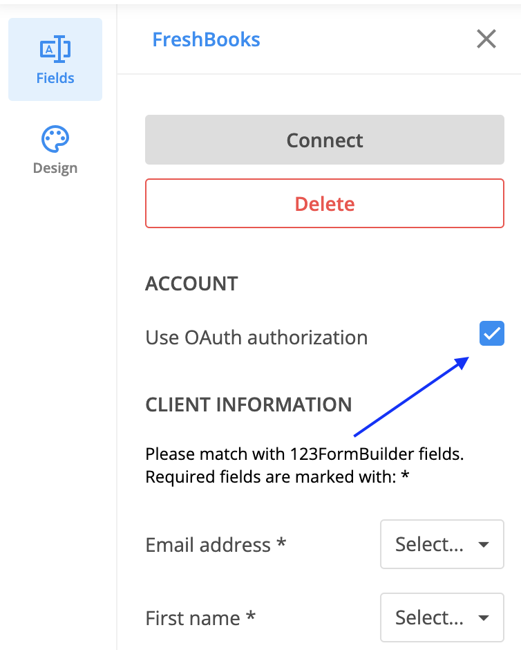 Use OAuth authorization