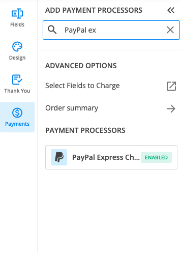 PayPal Express Checkout enabled