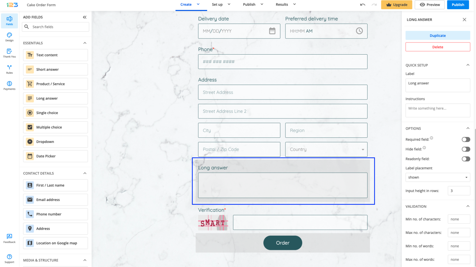 How to manage your form fields | 123FormBuilder Docs